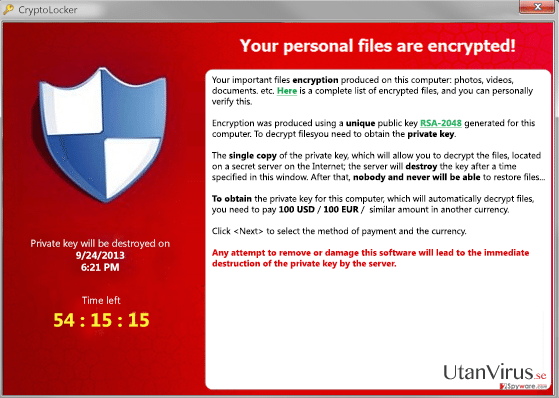 CryptoLocker – Ett farligt utpressningsprogram