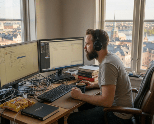 IT-tekniker med ansvar för fjärrsupport på vårt Stockholmskontor