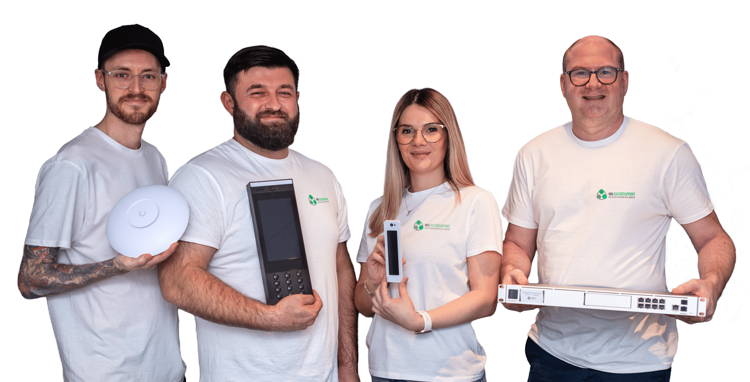 Min Datorsupport teamet med UniFi-utrustning