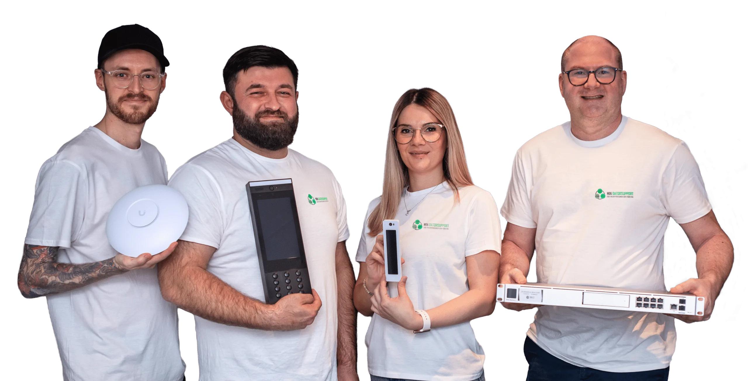 Min Datorsupport teamet med UniFi-utrustning
