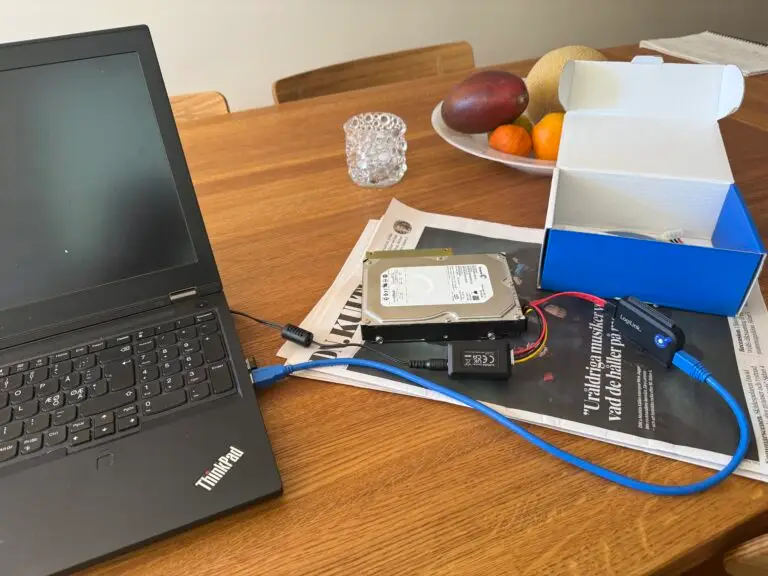 Trasig dator – Läsa ut filer till USB minne