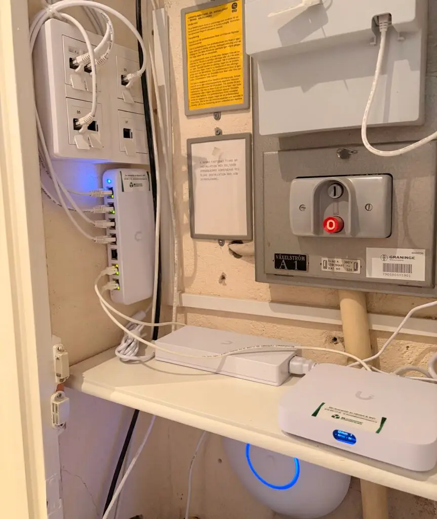 Wi-Fi 7 i villa på 300 kvm i Djursholm