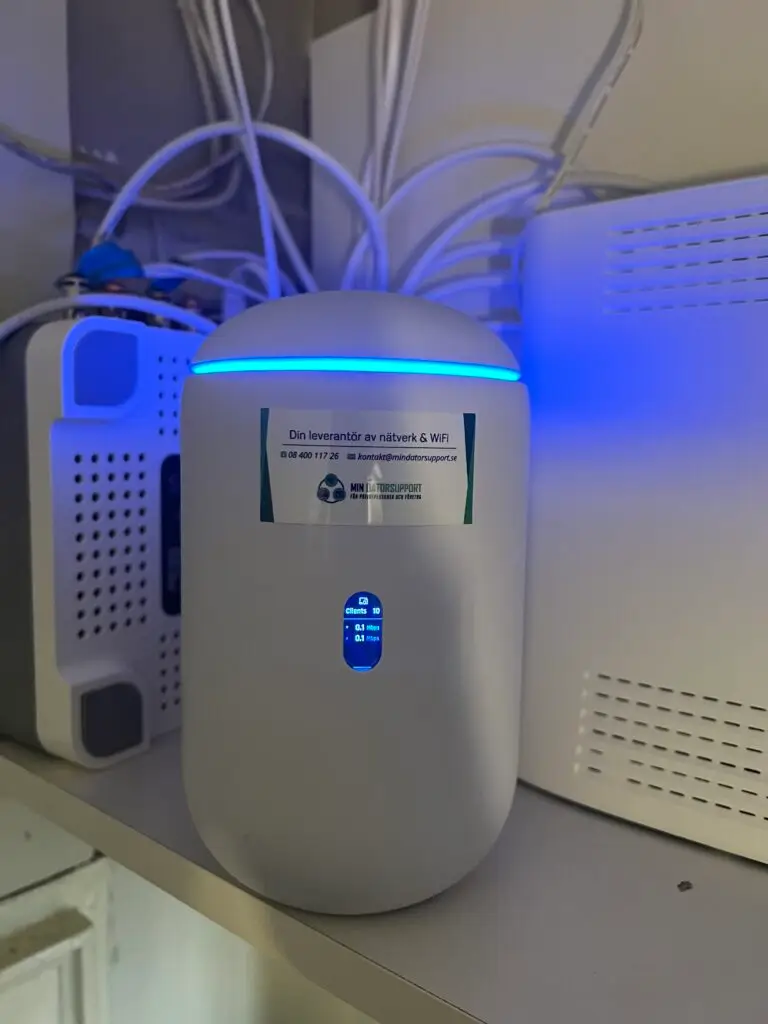 Stabilt WiFi i hela huset med ny router i Stockholm