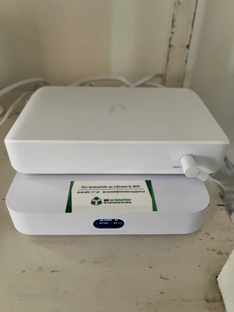 Byta router efter havererad uppdatering i Saltsjö-Boo