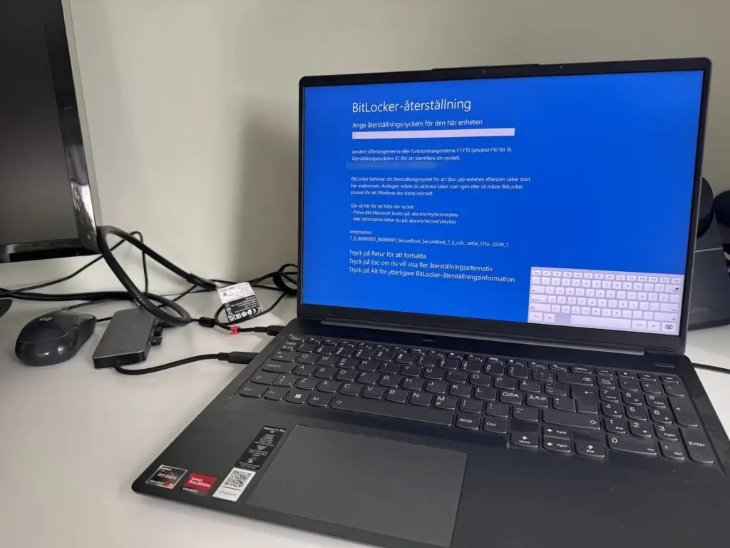 Datorn startar inte efter Windows-uppdatering i Älta