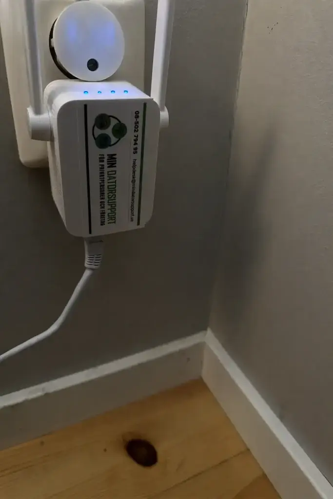 Wifi-förstärkare gav äldre dator stabilt nätverk i Vagnhärad