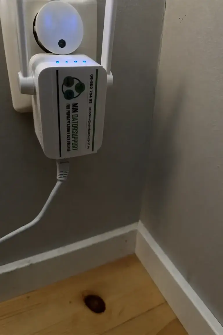 Wifi-förstärkare gav äldre dator stabilt nätverk i Vagnhärad