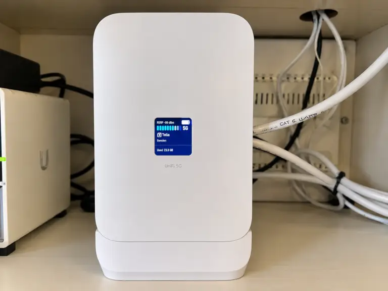 Automatisk 5G-backup med UniFi 5G Max när fibern går ner i Bromma