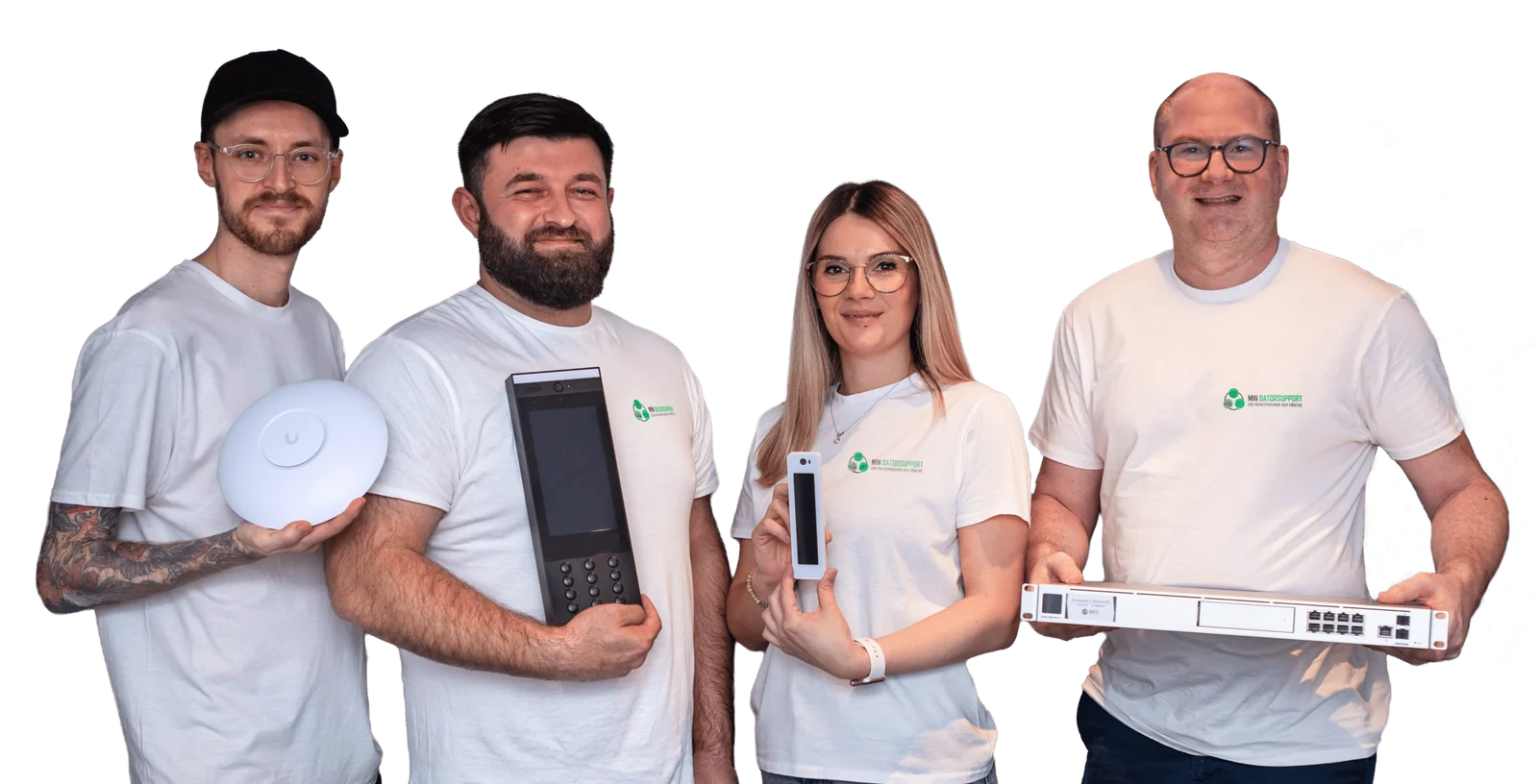 Min Datorsupport teamet med UniFi-utrustning